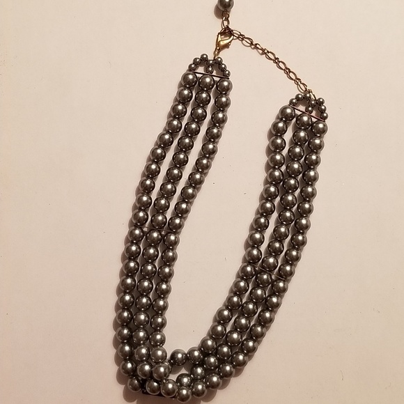 Three strands choker necklace - Picture 2 of 2